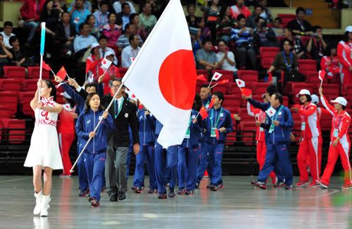 大运会日本代表团入场完整视频