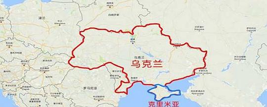 乌克兰vs中国面积大小的相关图片