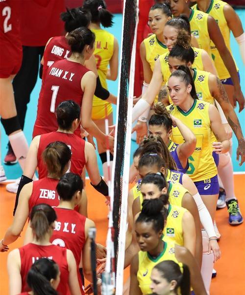 女排澳门站中国vs巴西的相关图片