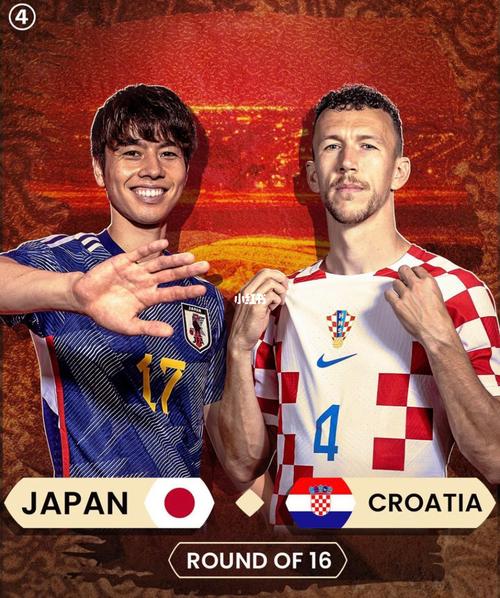 日本队vs克罗地亚选手对比的相关图片
